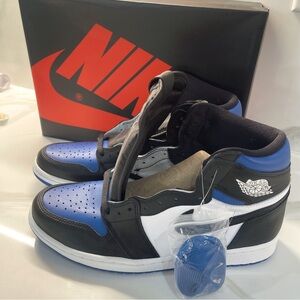 Brand new Air Jordan 1 Retro High OG black white game royal